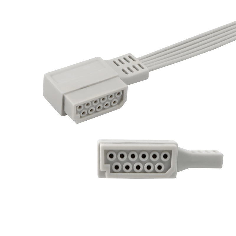 Philips Telemetry ECG Leadwire  Compatible with 5 Leads Snap-IEC 0.9m