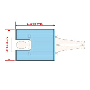 Disposable sterile warming blanket for Intraoperative blanket Dual Port Torso