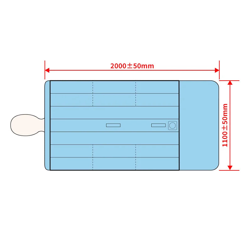 Thermal blanket with excellent heat retention.