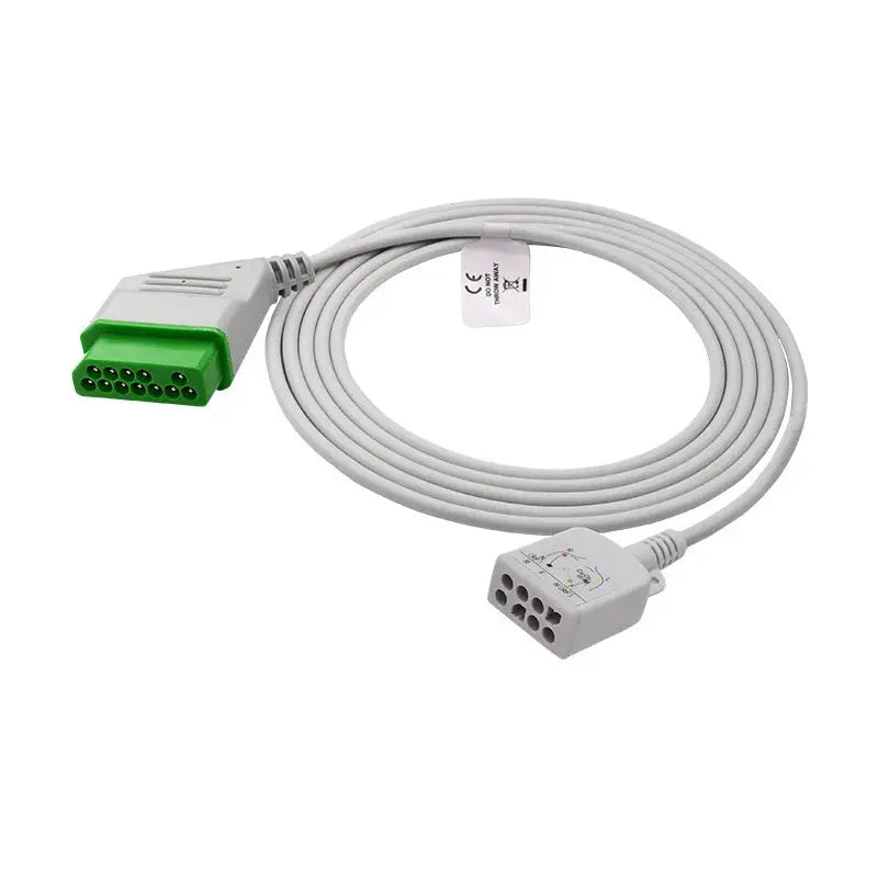 Jc Control Cable JC-906P ECG Trunk Cable Nihon Kohden Compatible 3/6 Lead-IEC