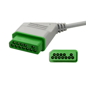  ECG Trunk Cable 12pin connectors Nihon Kohden 