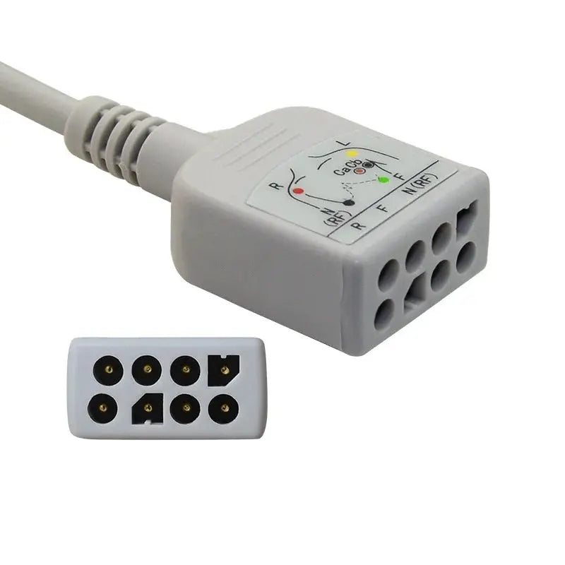 ECG Trunk Cable 8pin connectors for 3/6lead Nihon Kohden 