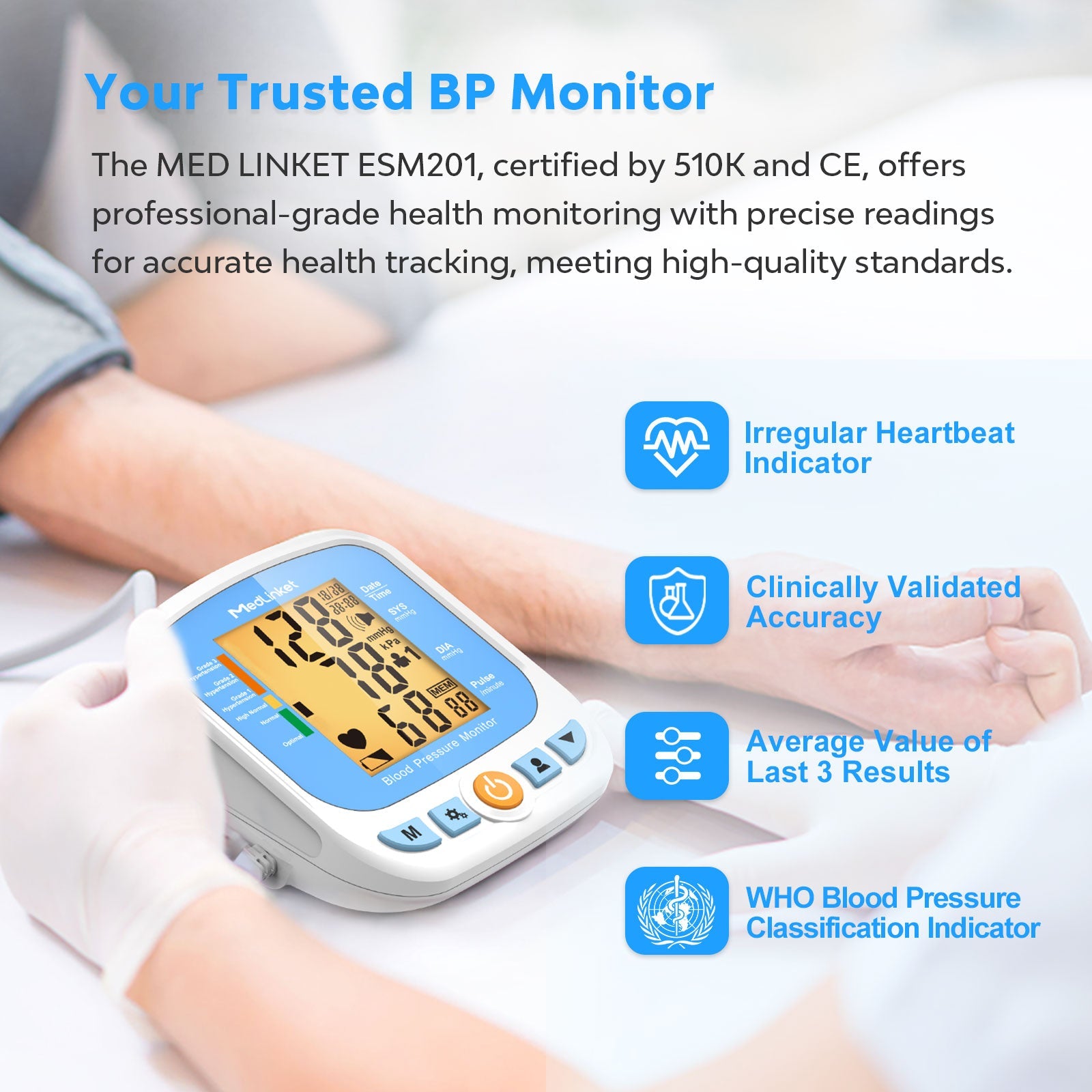 Medlinket ESM201 blood pressure machine