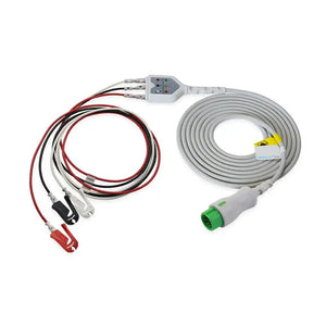 Mindray 3 lead ECG cable,Grabber,AHA