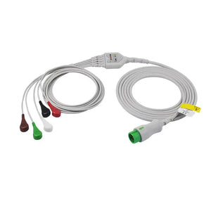 Mindray 5 lead ECG cable,Snap,AHA