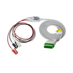 3 lead ECG cable Nihon Kohden  with pinch Grabber