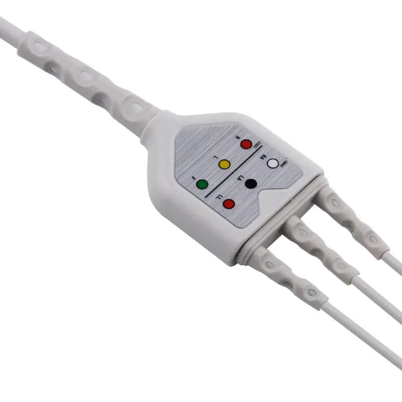 Nihon Kohden Compatible Direct-Connect ECG Cable/3 Lead-Snap MED-LINKET CORP