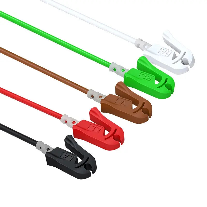 ECG connector with pinch Grabber,AHA 