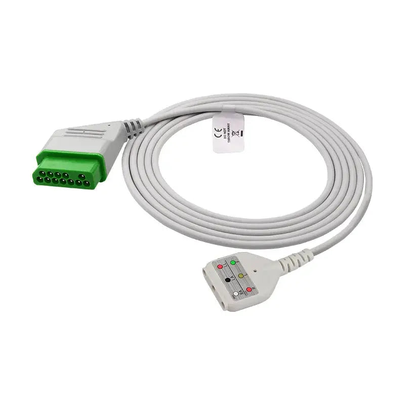 Neonatal ECG Trunk Cable Nihon Kohden Compatible 3 Lead-AHA/IEC
