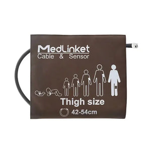 Nihon Kohden NIBP Cuff Compatible Adult Thigh 42-54cm with Submin Connector