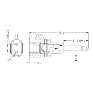 Patient Return Electrode Adapter Cable for Neutral Electrode