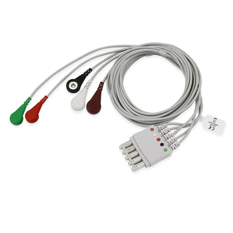 Philips-Compatible ECG Leadwire 5-Lead Snap M1644A
