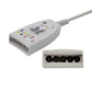 Philips Compatible ECG Trunk Cable （5 Lead)- M1668A - MED-LINKET CORP