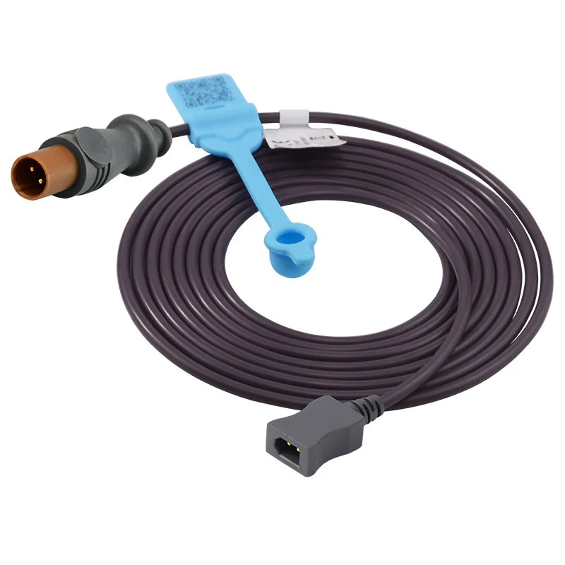 Philips-compatible temperature adapter cable 5020411A for reusable temperature probes