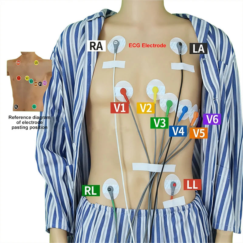 disposable ecg electrodes for Adult,Adhesive ,4.0mm Snap ecg electrode