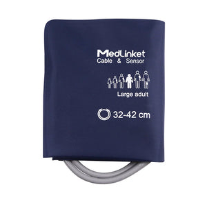Reusable NIBP Cuff Adult Large (without Connector) - MED-LINKET CORP