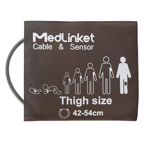 Reusable NIBP Cuff Adult Thigh (without Connector) - MED-LINKET CORP