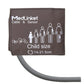 Compatible Philips M4554B reusable NIBP cuff, pediatric 14-21.5 cm for MP monitors
