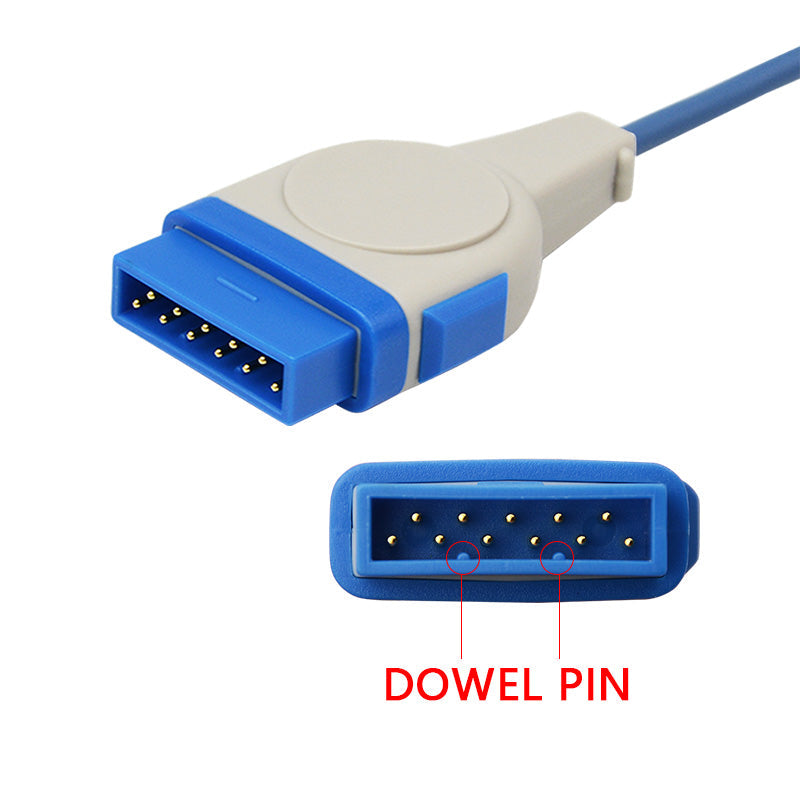 GE Reusable SpO2 Sensor Compatible with Adult Finger Clip-NON-OXIMAX