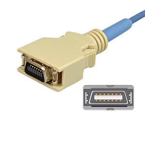 Masimo 2525/M-LNC-10 SpO2 Adapter Cable Compatible With 14pin Connector, 8ft