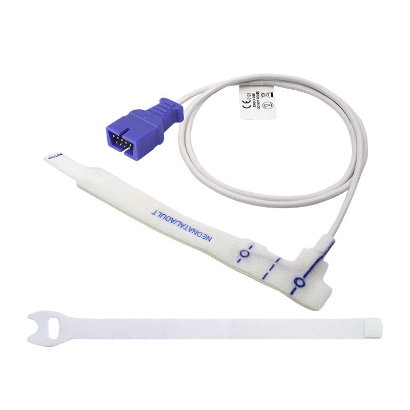 Nellcor MAX-N Disposable Sp02 Sensor Compatible Non-Adhesive for Neonate/Adult