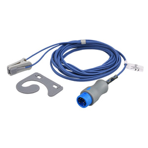 Mindray-compatible adult ear clip SpO2 sensor for motion-prone restless patients