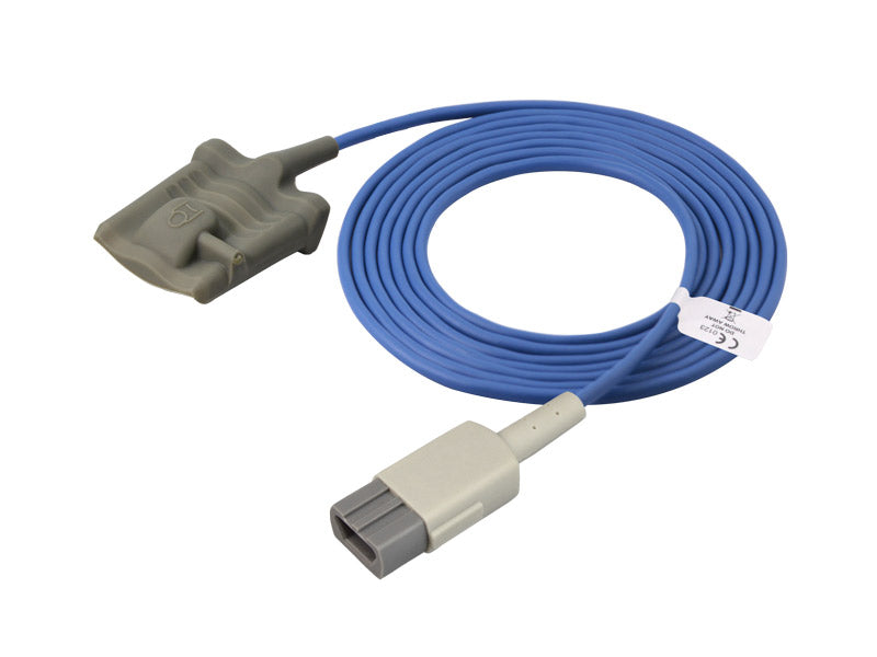 MedLinket GE TruSignal TS-SA3 compatible reusable adult SpO2 silicone-soft sensor for GE Dash ICU monitors