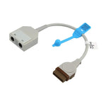 GE Healthcare 2016998-001 Temperature Adapter Cable Compatible With 6.35mm dual socket