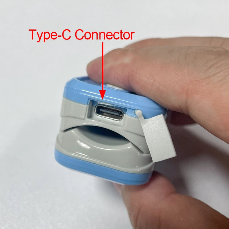  Pulse Oximeter with 400Hz PPG Raw Datafor Algorithm Development-Type-C Connector-MEDLINKET
