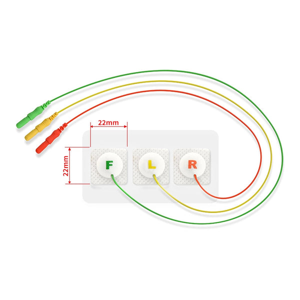 Neonatal Disposable ECG Electrodes, Infant ECG Snap Pads