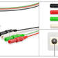 ECG electrodes, Black Red Green  White, 610 mm, 250 bags/carton