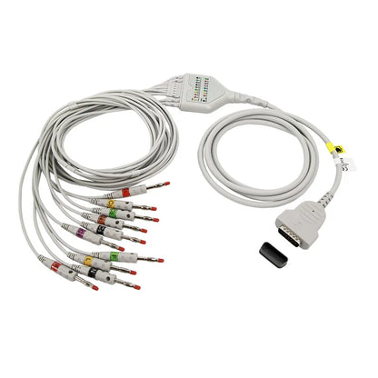 GE 2029890-001 ECG Cable/10 Leadwires IEC Compatible for GE MAC Series