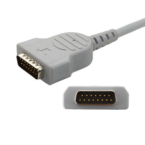 DB-15pin Connector for GE Healthcare ECG/EKG Cable