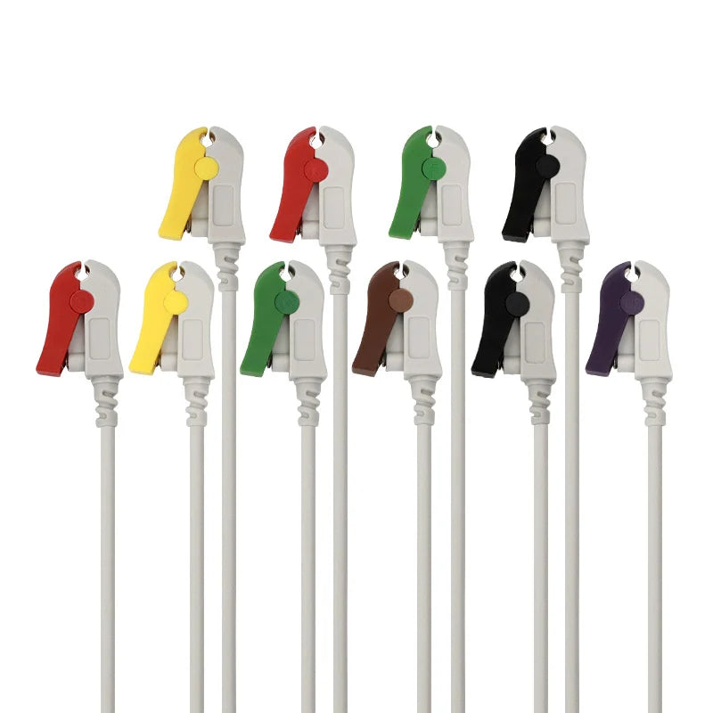 10 Lead ECG/EKG Cable With 4mm Banana Plugs IEC