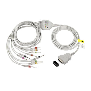GE Marquette Direct-Connect EKG Cables Compatible With 10 Leads 3mm Needle IEC