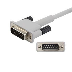 DB-15pin Connector with Screws ECG/EKG Cable for Philips Series