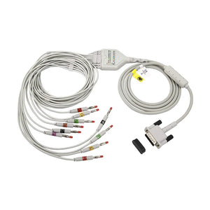 M3703C Philips Direct-Connect EKG Cables Compatible With 10 Leads 4mm Banana IEC