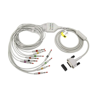 M3703C Philips Direct-Connect EKG Cables Compatible With 10 Leads 4mm Banana IEC