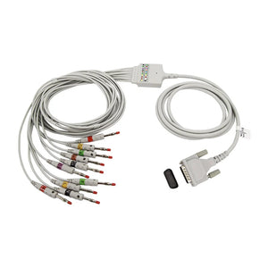 Schiller Direct-Connect EKG Cables Compatible With 10 Leads 4mm Banana IEC（NO Resistance)