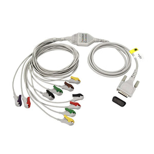 Schiller Direct-Connect EKG Cables Compatible With 10 Leads Grabber IEC（Short Screw)