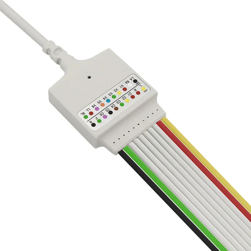 10 Lead ECG/EKG Cable With Yoke Connetor