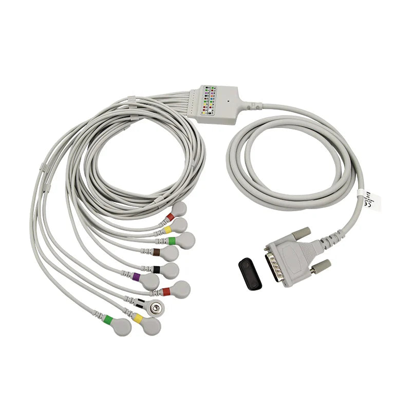 Schiller Direct-Connect EKG Cables Compatible With 10 Leads Snap IEC（NO Resistance)