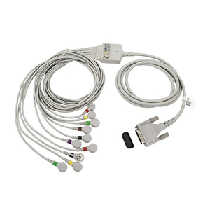 Schiller Direct-Connect EKG Cables Compatible With 10 Leads Snap IEC（NO Resistance)