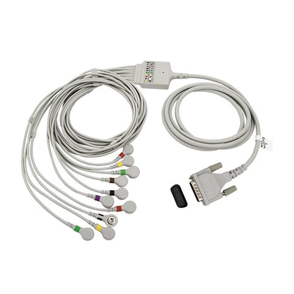 Schiller Direct-Connect EKG Cables Compatible With 10 Leads Snap IEC（NO Resistance)