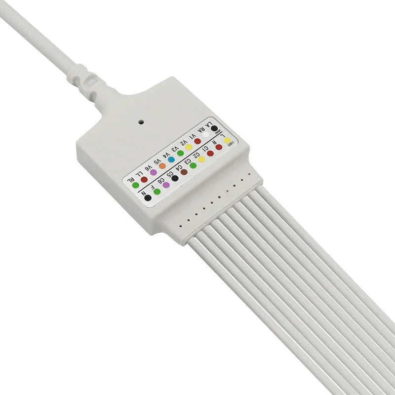 10 Lead ECG/EKG Cable With Yoke Connetor