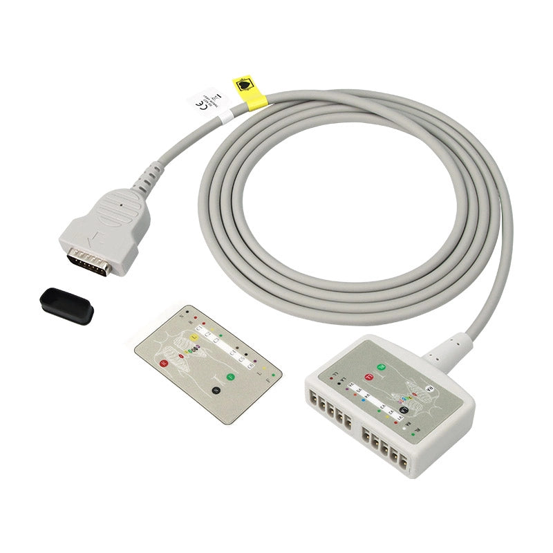 2104723-001 GE HealthCare ECG Trunk Cable Compatible With 10 Leads-22341809
