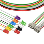 GE Healthcare EKG Lead Wire Compatible 10-Lead With Grabbers AHA-2104749-001