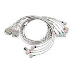 GE Healthcare EKG Lead Wire Compatible 10-Lead With Snap AHA