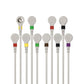 4mm Snap Plugs for 10 Lead ECG/EKG Cable