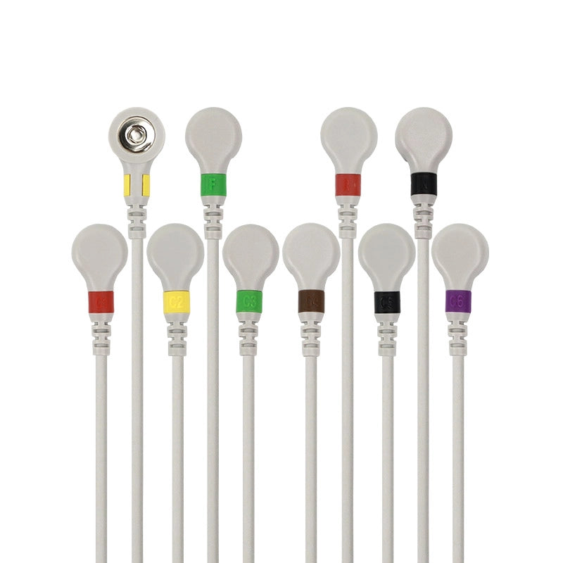4mm Snap Plugs for 10 Lead ECG/EKG Cable